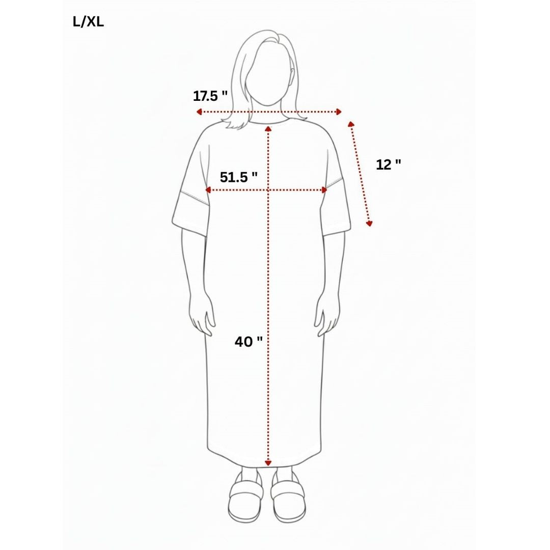 Unisex Adaptive Clothing: Complete Open Back Dri-Me Towelling Shower Robe - M176