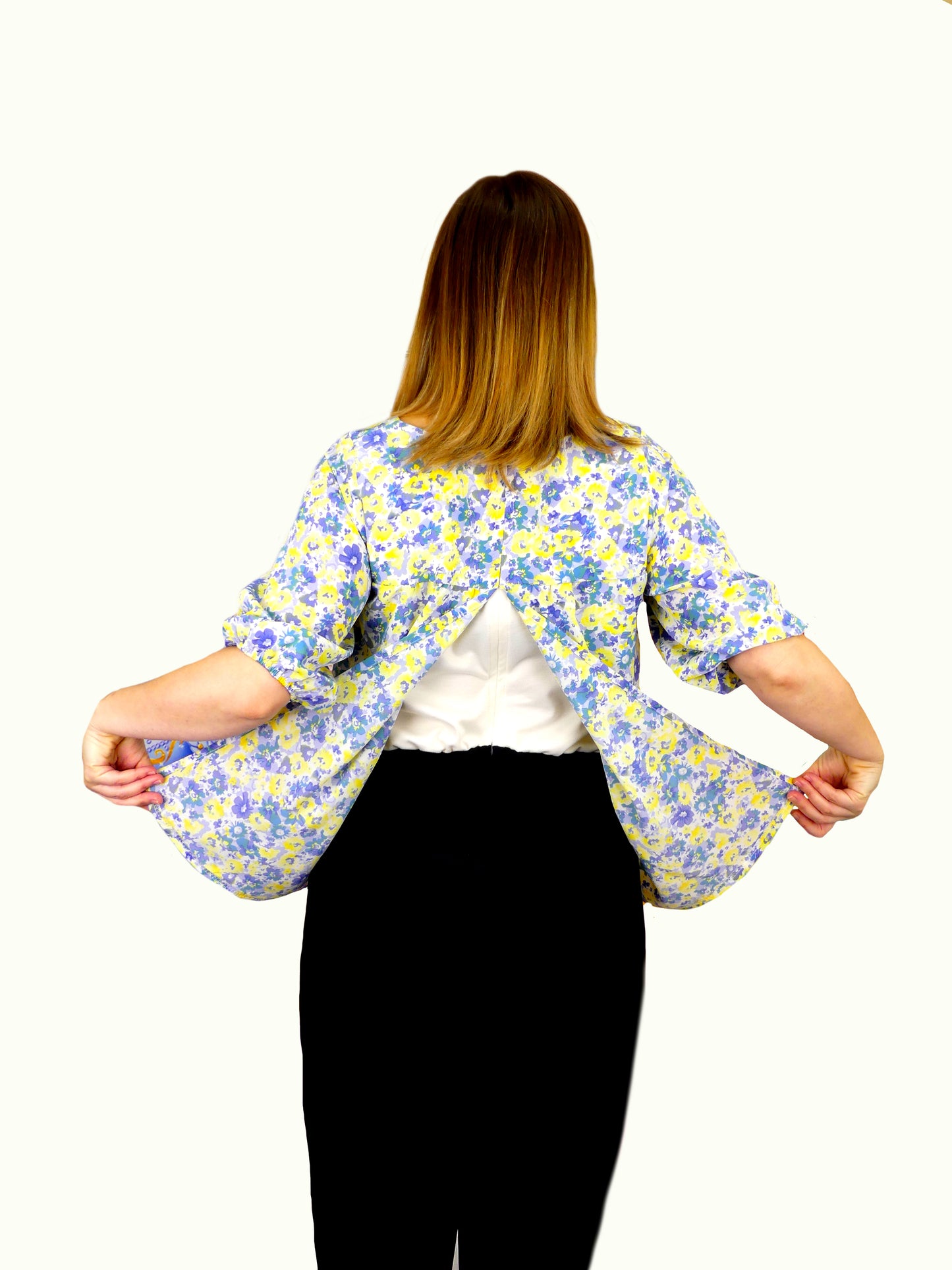 Ladies All-in-One Open Blouse Daywear H021