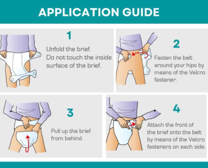 Abena Belted Incontinence Pads- A002 | Pack of 15