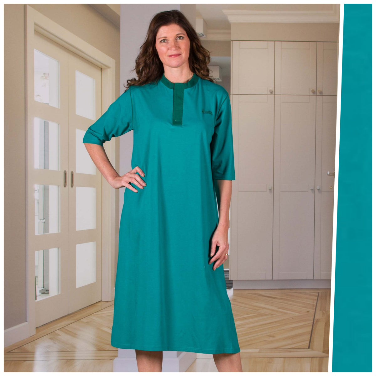 Nightshirt Unisex with 3/4 Sleeves (4340)