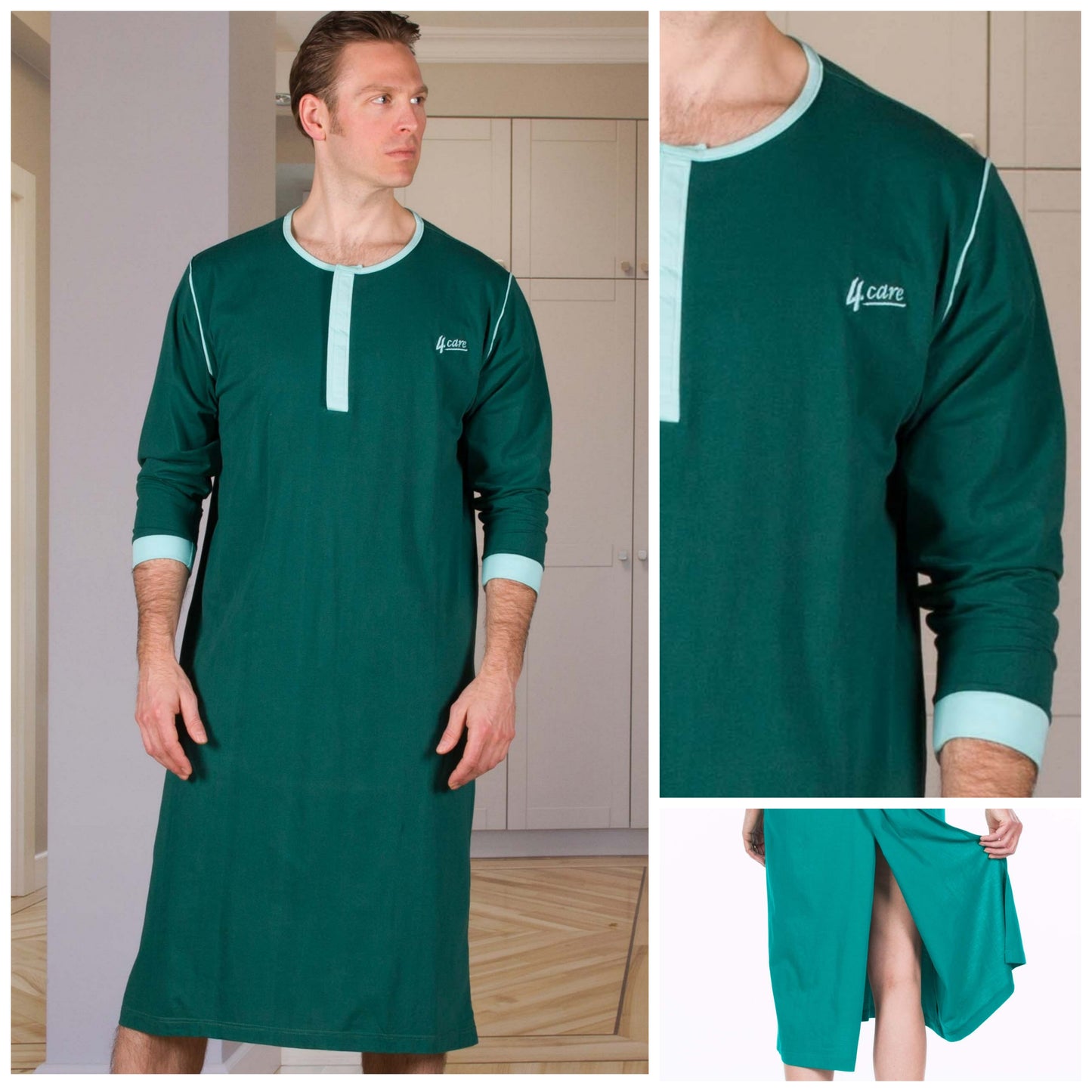 Nightshirt Unisex with 3/4 Sleeves (4340)