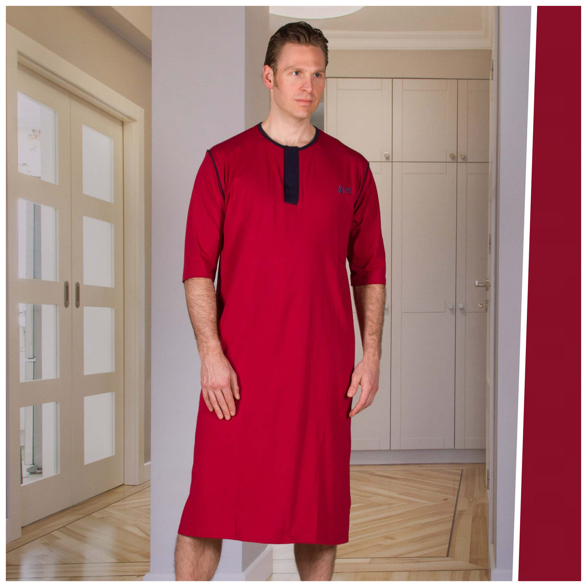 Nightshirt Unisex with 3/4 Sleeves (4340)