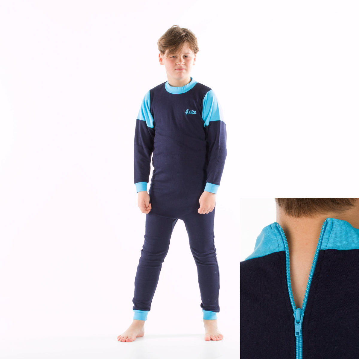Children's All-in-One Jumpsuit With a Zip Up The Back (4030)