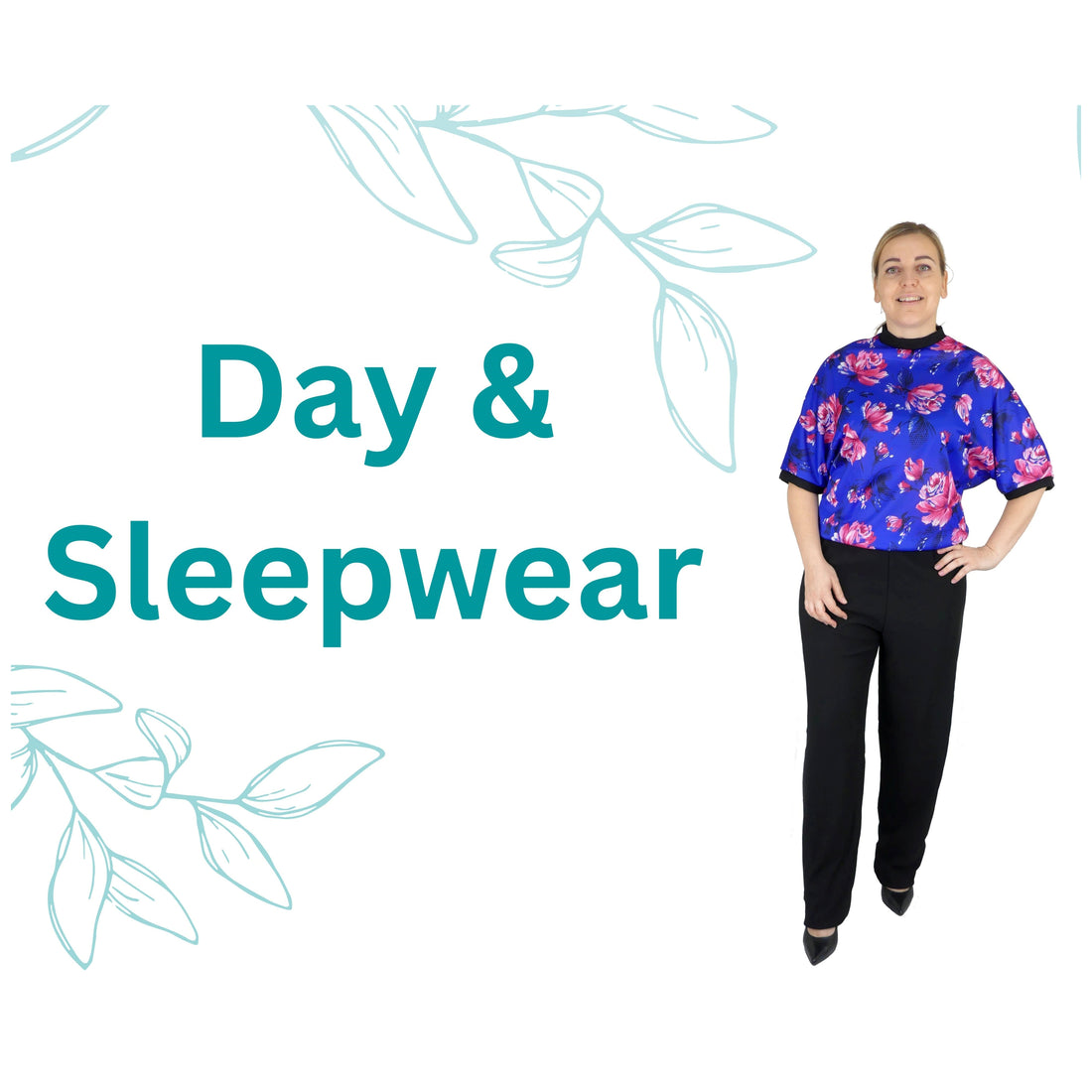adaptive day and nightwear clothing