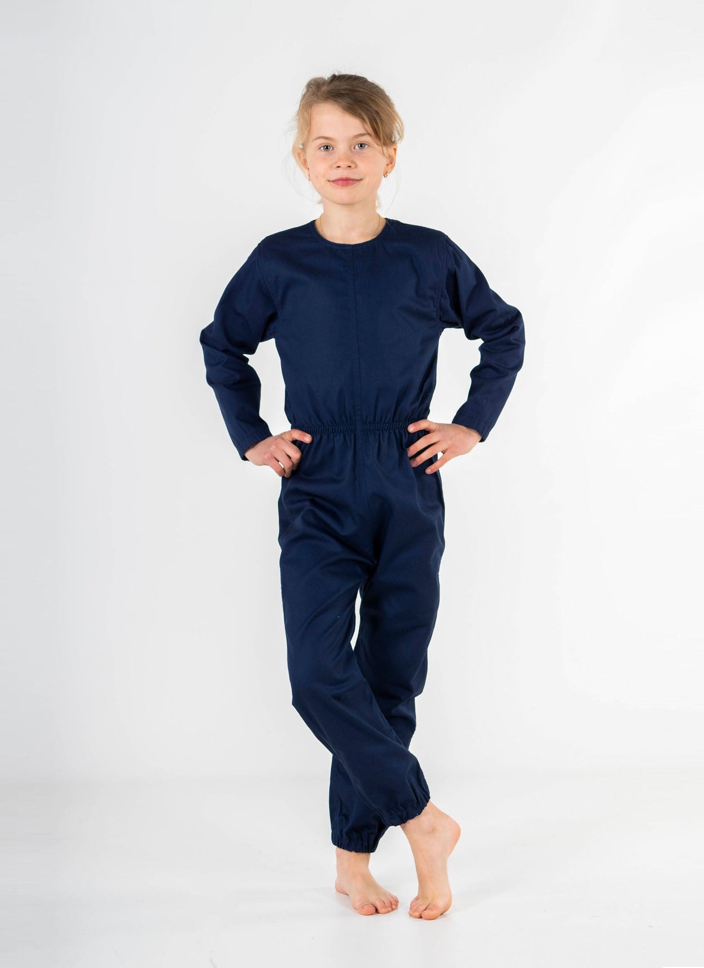 Children's High Durability/Rip resistant Bodysuit With Zip Up The Back-Ring Close (4022)