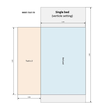 Washable Incontinence Bed Pad and Protector - M007