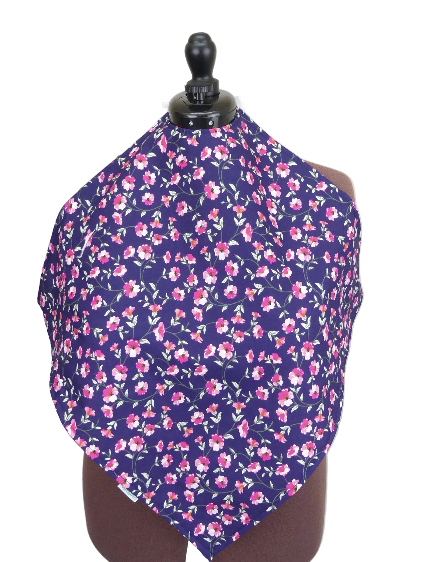 Catchkin Napkin: Adult Bib With Half Width Waterproof Back and Poppers - M015