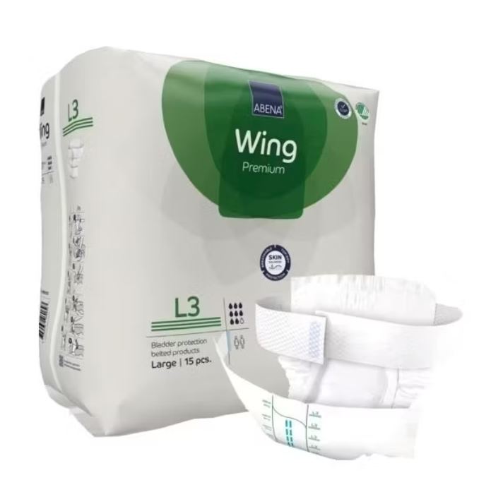 Abena Belted Incontinence Pads- A002 | Pack of 15