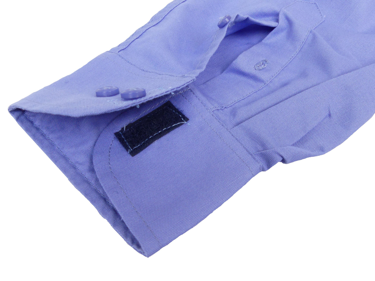 Men's Adaptive Clothing: Oxford Long Sleeve Shirt with Touch Close Fastenings - M201 - MEDORIS