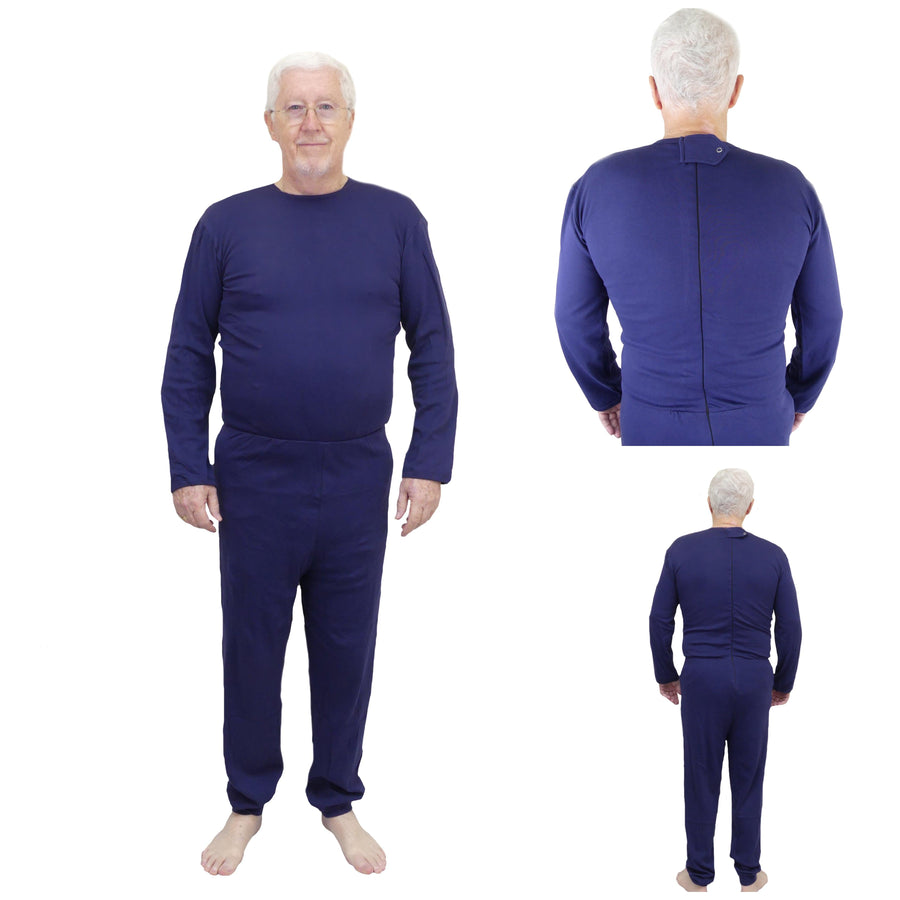 MEDORIS men's adaptive all-in-one pyjamas