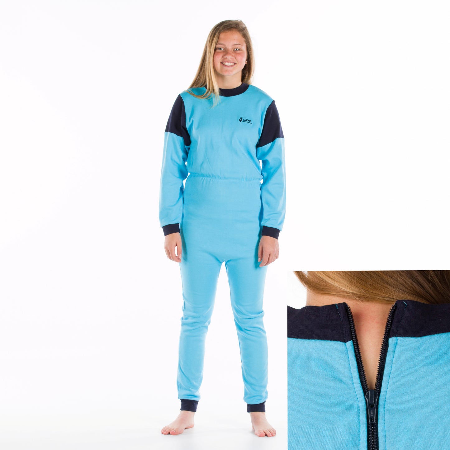 Children's All-in-One Jumpsuit With a Zip Up The Back (4030)