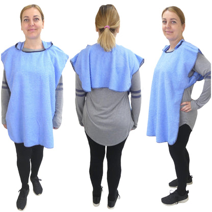 Waterproof Large Feeding Bibs Clothing Protectors for Elderly Patient Senior Eating Dining Bibs for Elderly