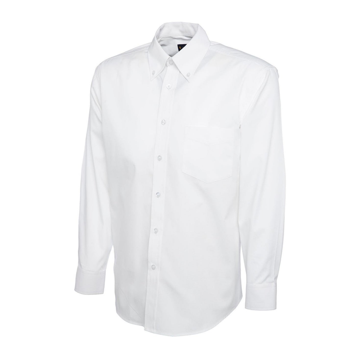 Men's Adaptive Clothing: Oxford Long Sleeve Shirt with Touch Close Fastenings - M201
